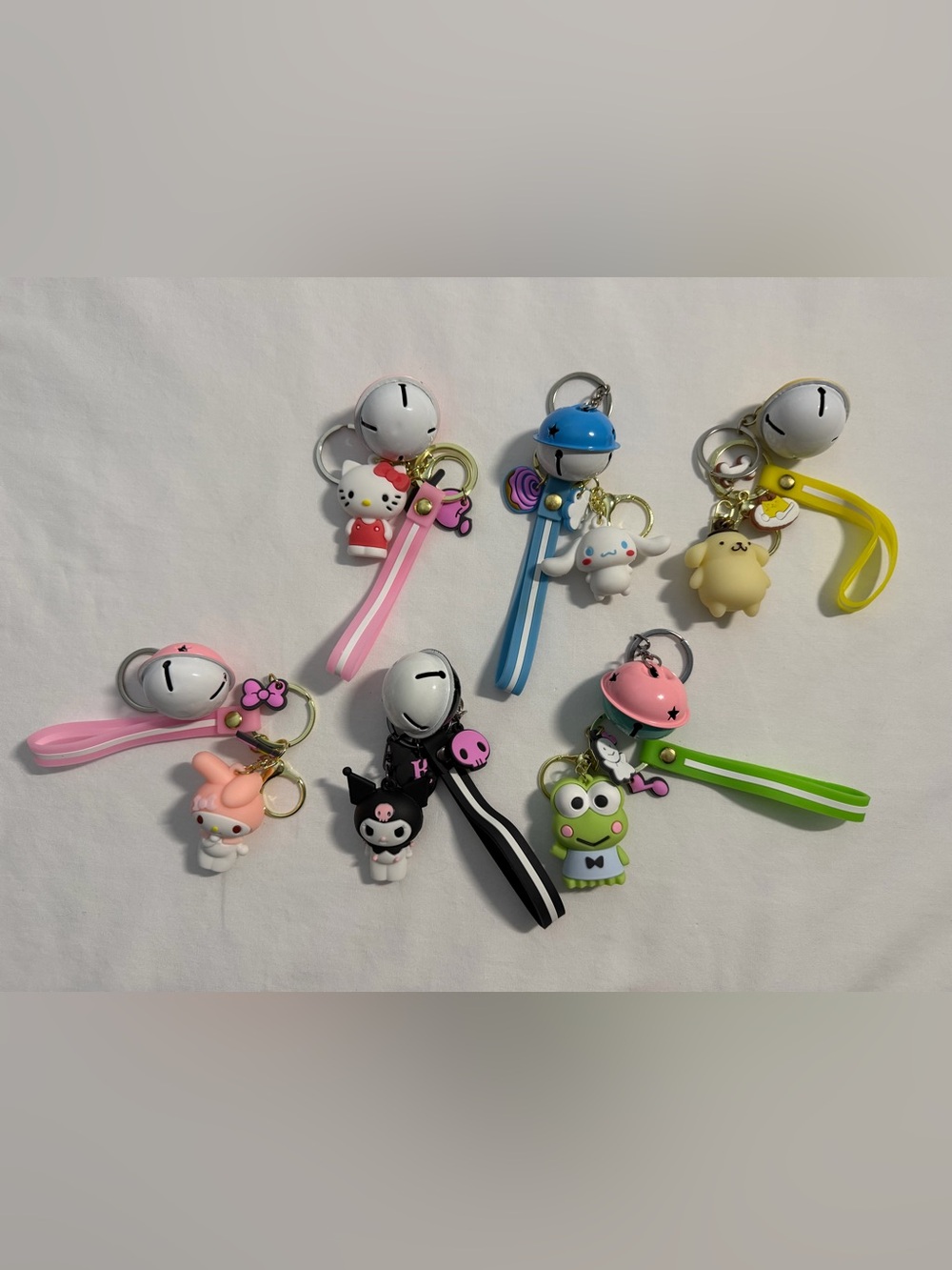 Sanrio Key /Bag Charm Set Hello Kitty and Friends